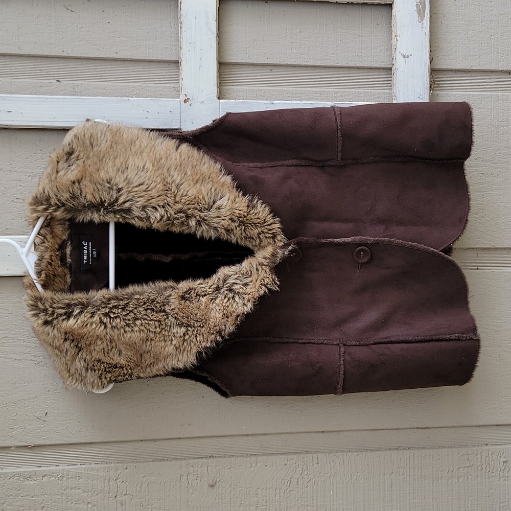 TRIBAL Suede Vest